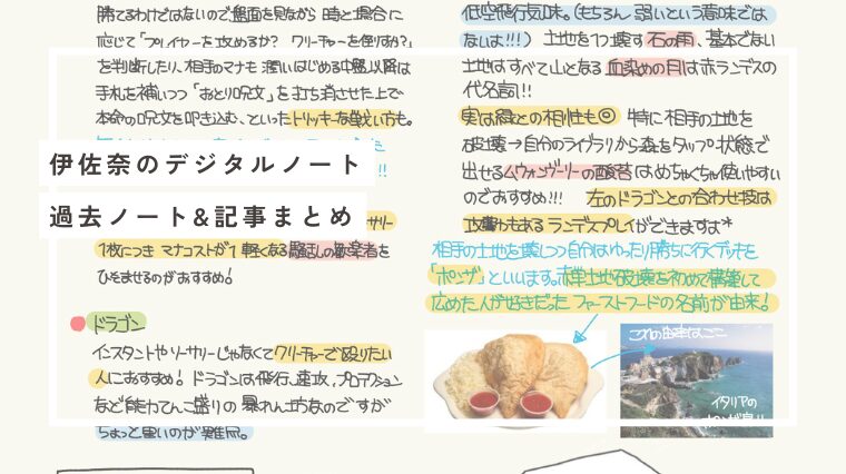 伊佐奈のデジタルノート：過去記事まとめ